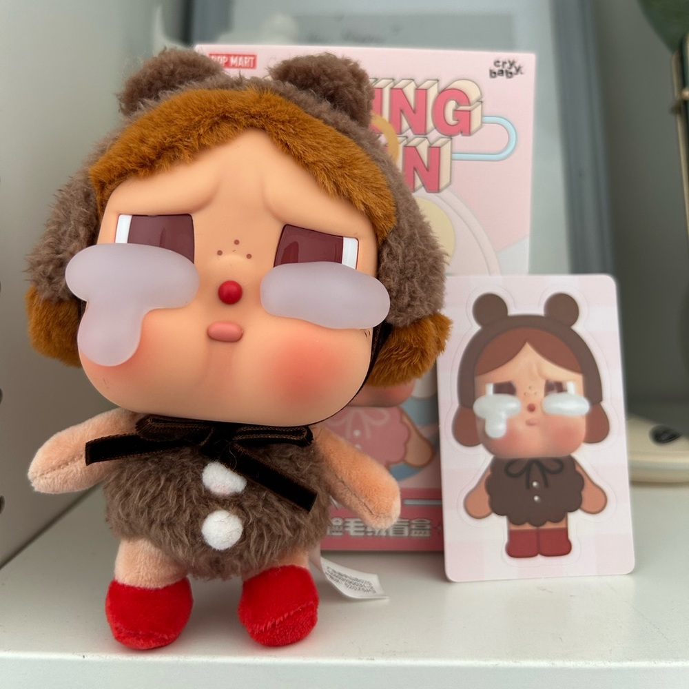 Pop Mart Crybaby Love Makes Us Cry Plush Pendant